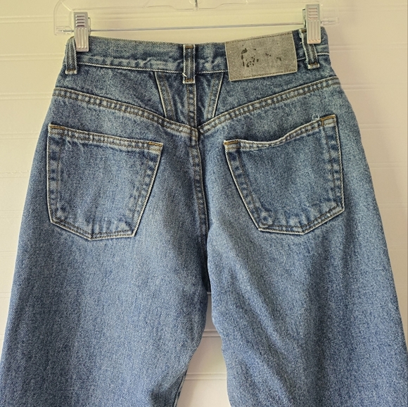 Marithe Francois Girbaud Straight Leg Rigid Denim Jeans 2 - Picture 4 of 8